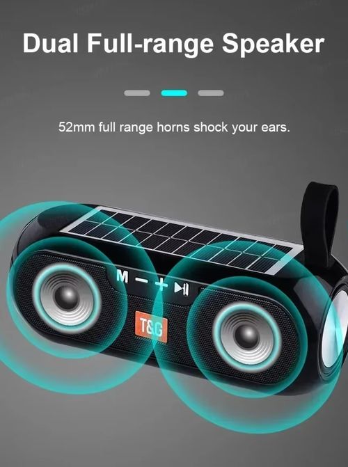 Solar-powered speaker