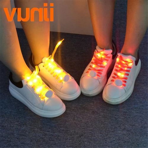 LED flashing shoelaces