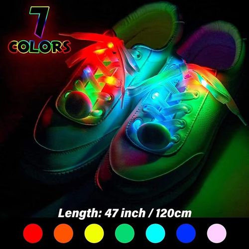 LED flashing shoelaces
