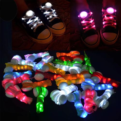 LED flashing shoelaces