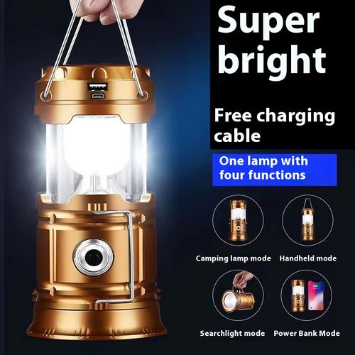 Solar-powered flashlight