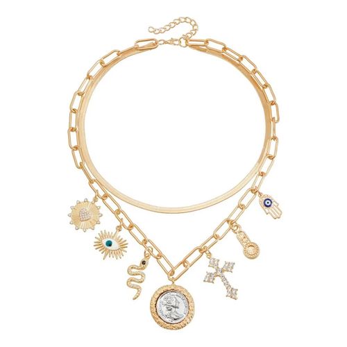 Luxury Custom Gifts: Personalized, Stylish 18K Gold Jewelry — Vintage Portrait & Mystical Necklace