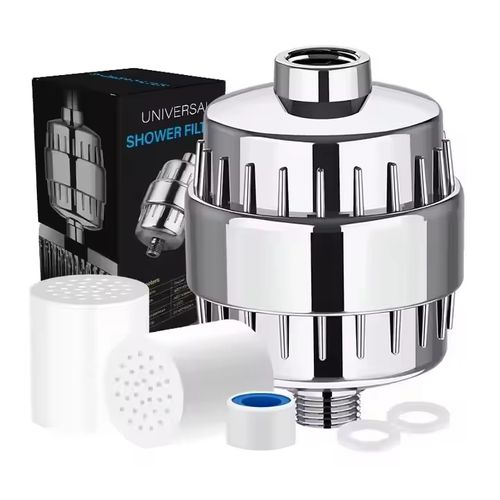 High Output Rain Shower Head And Hard Water Filter, Water Softener Showerhead For Bathroom