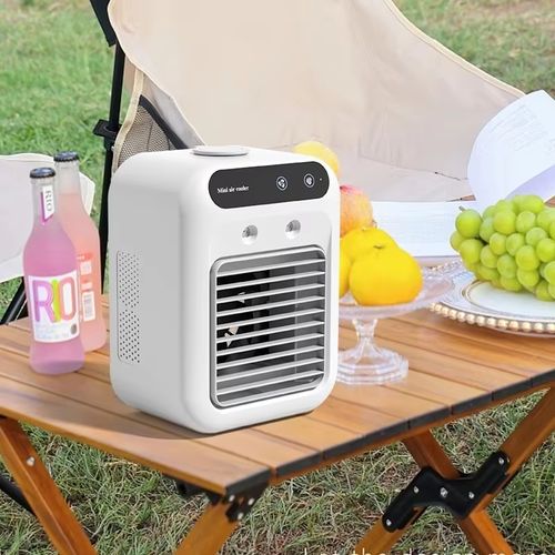 🧊USB Portable Mini Water Cooler Fan, Quiet Desktop Air Cooler for Car Home Dorm Office