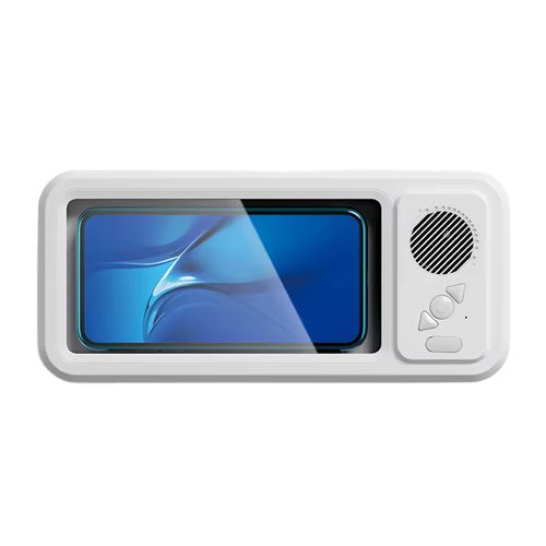 Waterproof Anti-Fog Touch Screen with Bluetooth Speaker Wall Mount Phone