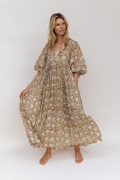 Loose Floral Dress