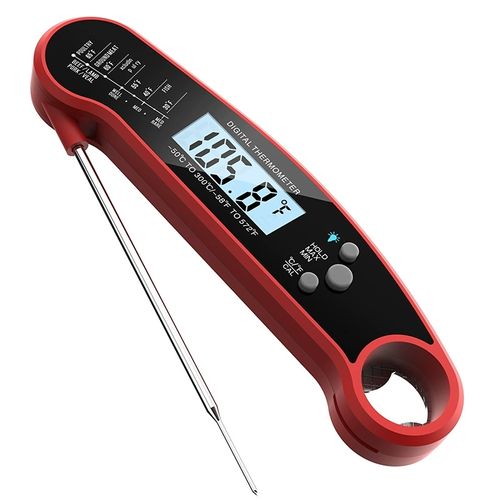 Kitchen Thermometer Fast Instant Read Food Thermometer for Cooking, Candy Making, Outdoor Grilling, Waterproof Kitchen Thermometer with Backlight