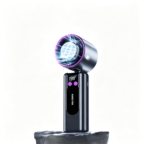 Semiconductor Ice‑Cooling Foldable Handheld Fan | Beat The Heat Instantly