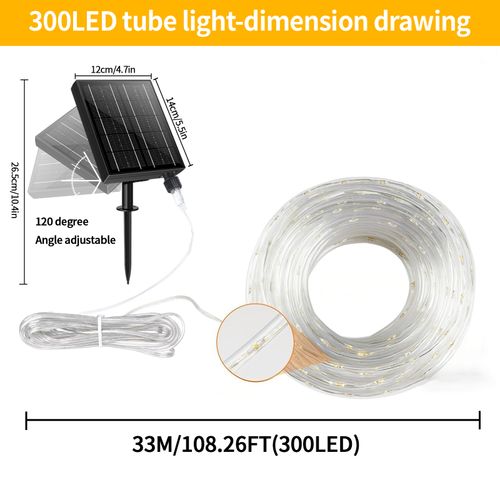 Solar 300 LED Lights