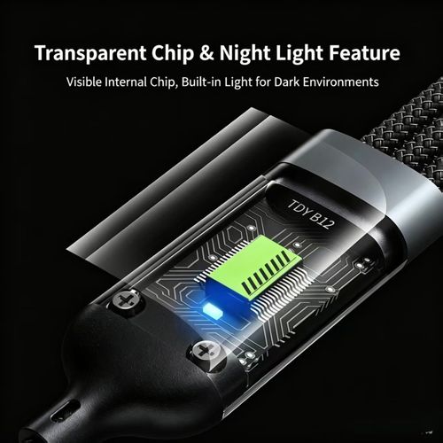 3-in-1 Multi Charging Cable, 20 Pieces Minimum Order, USB Charger Cord for Lightning Type C Micro USB Phones