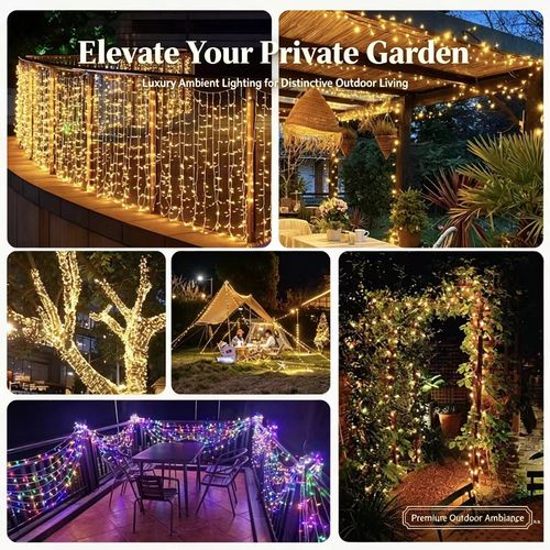 Solar Warm‑White Copper Wire Fairy Lights, Waterproof LED String Light for Home Garden & Power Failure Emergency. (Better savings for 2‑pcs bundle)