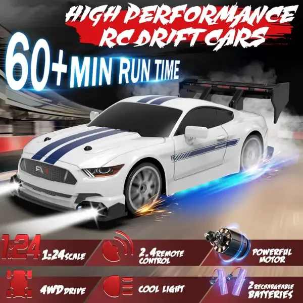 Electric remote-controlled drift car, high-speed racing car