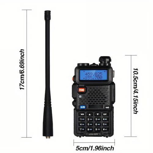 📻✨ UV-5R Dual Band Ham Radio – Stay Connected Anywhere! 🌍🚶‍♂️（A pair）