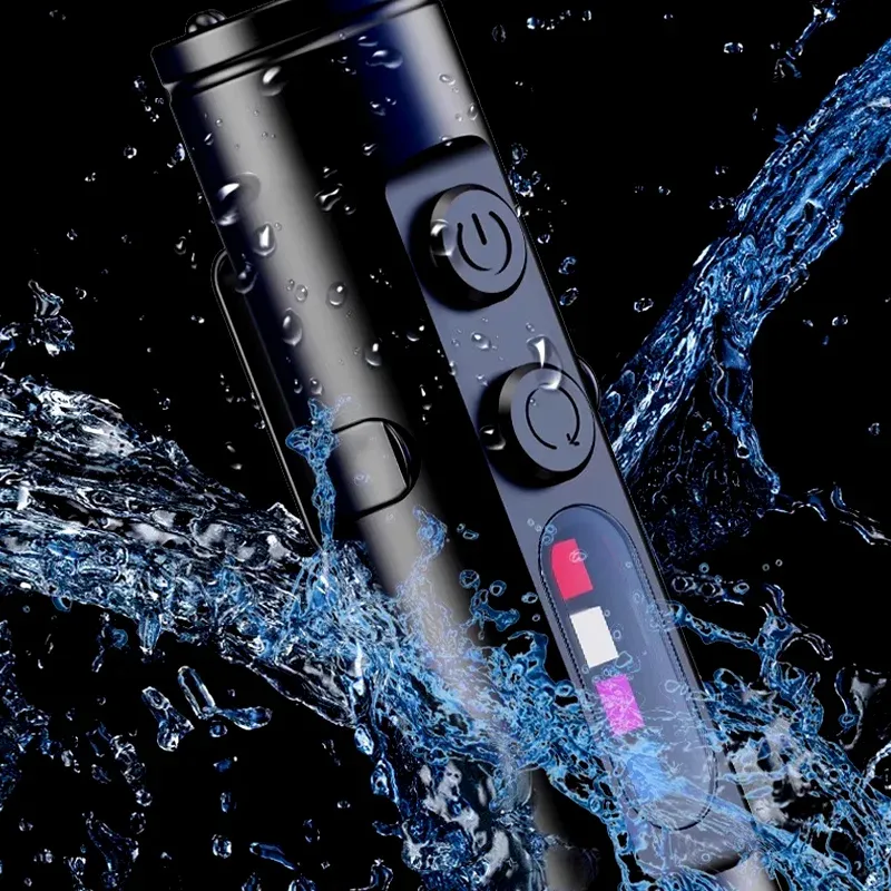 Rechargeable and Magnetic Mini Keychain Flashlight