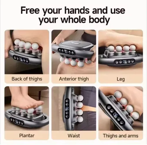 16-Drive 8-Head Massage Gun Device Deep Tissue Percussion Therapy for Muscle Pain Relief