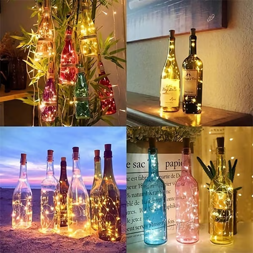 BOTTLE LIGHTS ( Battery Included - Replaceable )(10PCS)