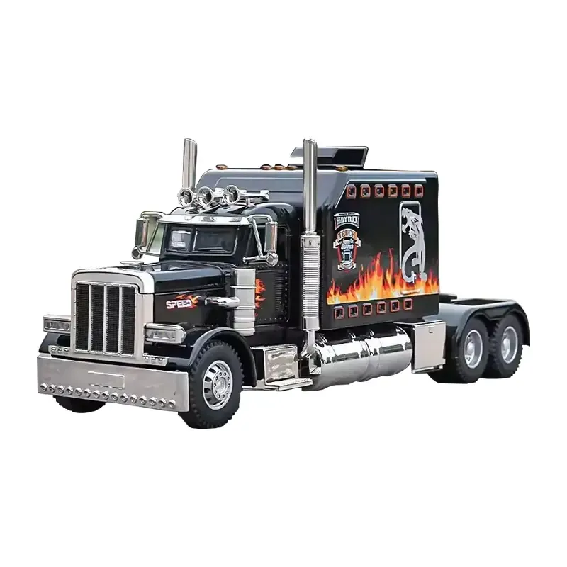 Interactive Realistic Heavy-Duty Semi-Truck Toy