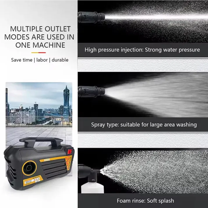 💦Powerful 3000W Electric High Pressure Washer Machine - Home & Car Wash Gun