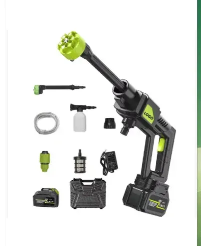 🚀✨High-Pressure Professional Cleaning Gun – Cordless, Powerful, and Effortless! 🔋💦