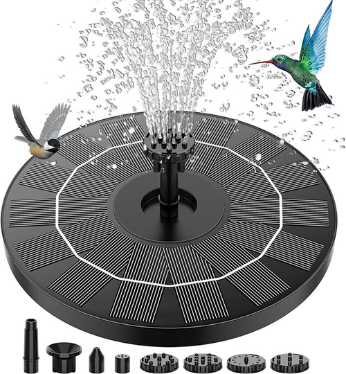 Solar fountain - Outdoor submersible water pump, suitable for ponds, pools, gardens and aquariums