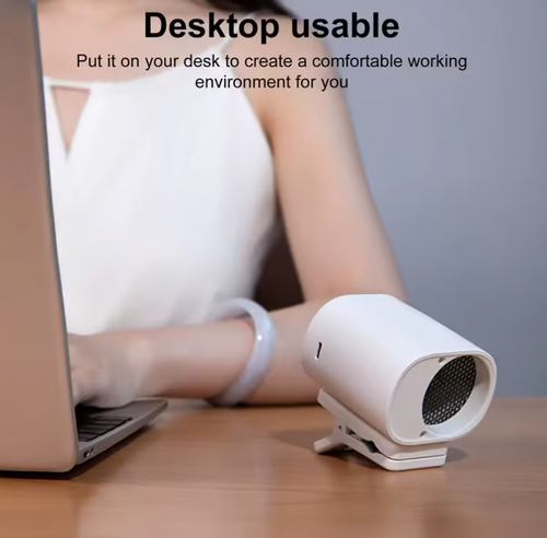 ❄️New Car Clip Fan with LED Display