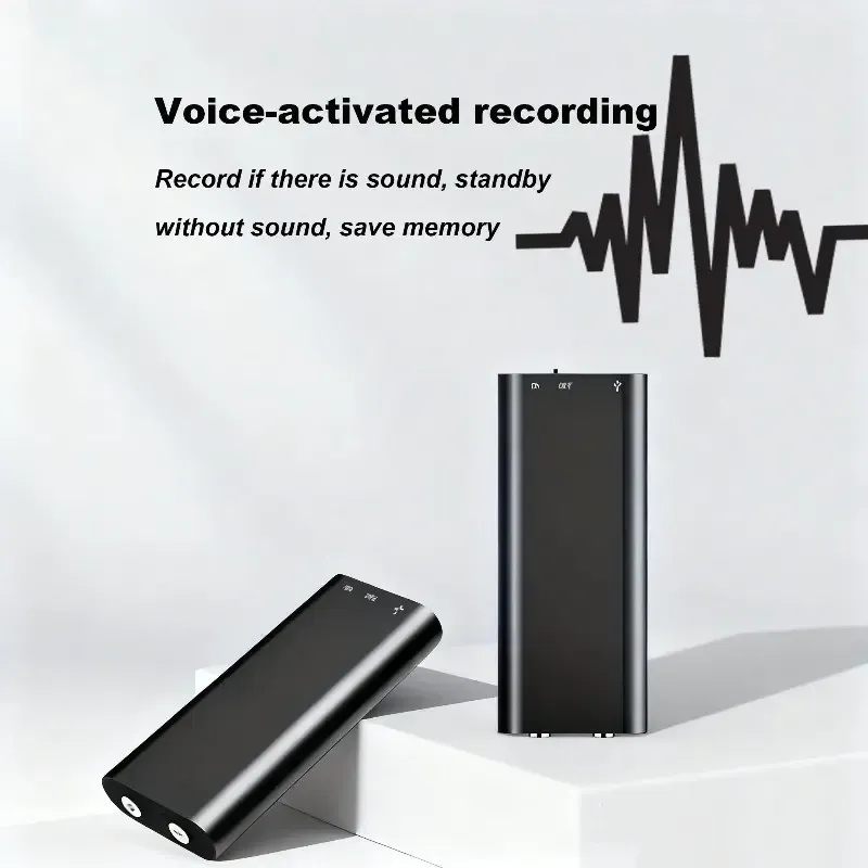 Professional Voice-Activated Digital Recorder, 8GB HD