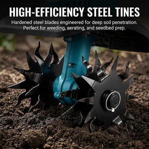 Electric Rotary Planter Seeder Machine for Gardening Cultivator Tool