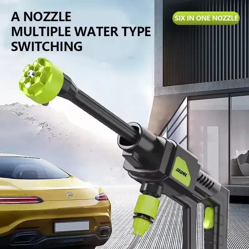 🚀✨High-Pressure Professional Cleaning Gun – Cordless, Powerful, and Effortless! 🔋💦