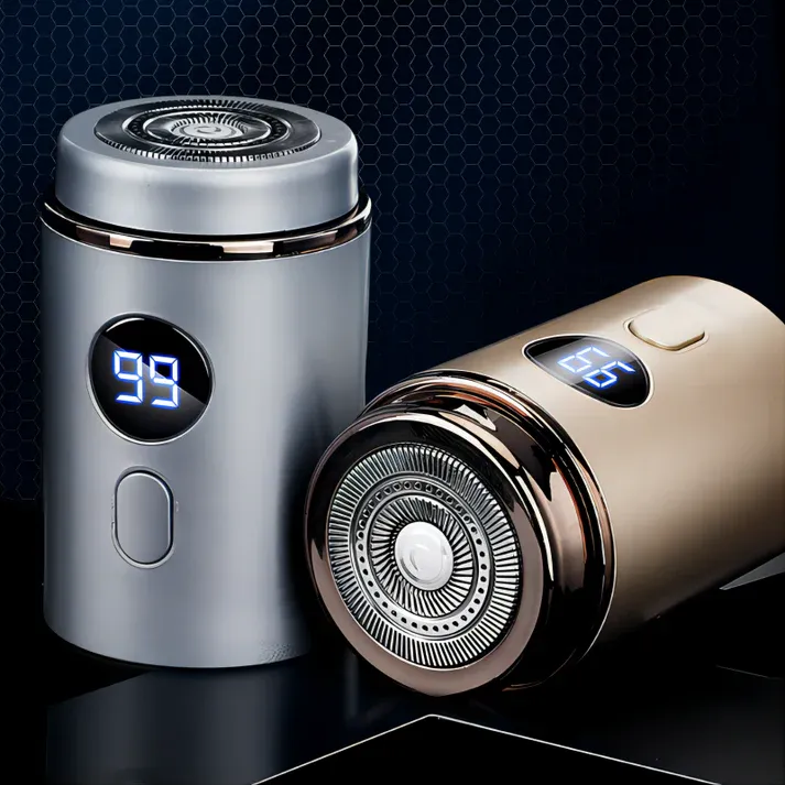 Powerful Mini Electric Shaver with Digital Display