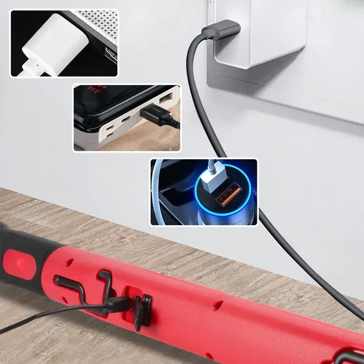 ⚡ Rechargeable LED Work Light – 360° Folding Magnetic Mechanic Lamp for Car Repair, Workshop & Outdoor Use