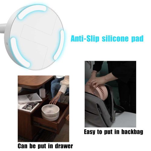 Type-C Rechargeable Portable Folding Remote Control Fan