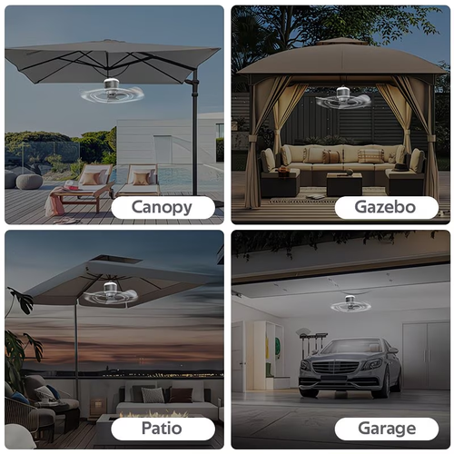 Battery Ceiling Fan With Remote Control