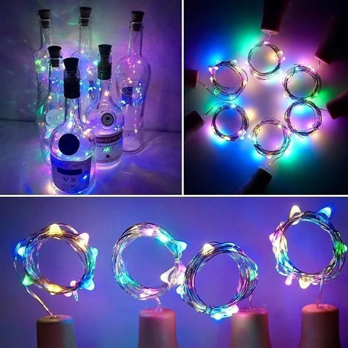 BOTTLE LIGHTS ( Battery Included - Replaceable )(10PCS)