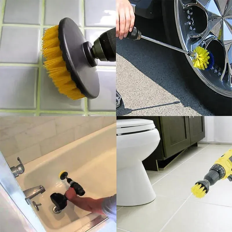 5 Pack Drill Brush Attachments Set