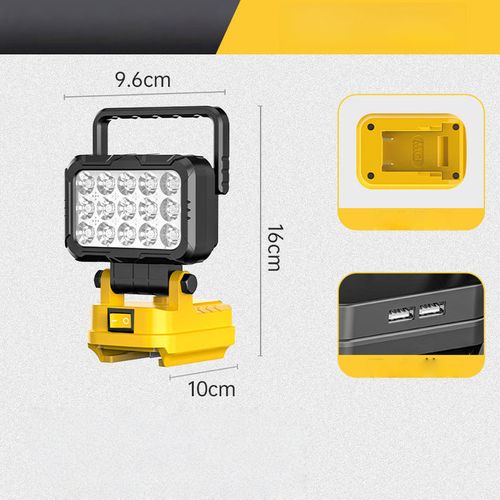Portable 180° Rotating LED Work Lamp