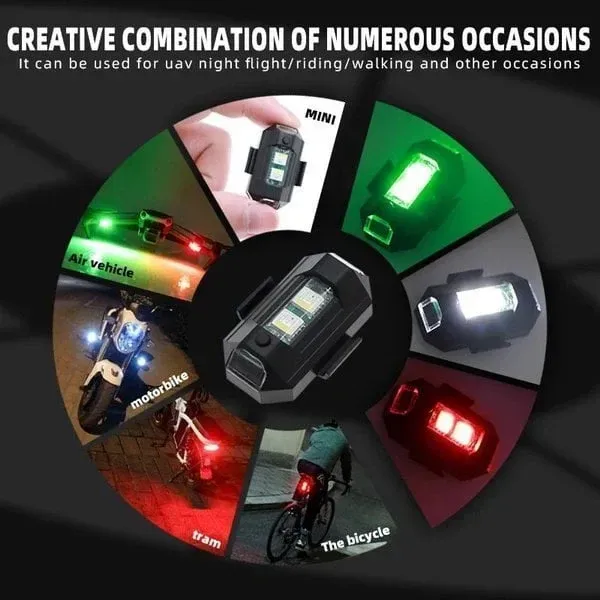 🔥 Wireless Mini Strobe LED Warning Light for Vehicles🔥(8pcs)