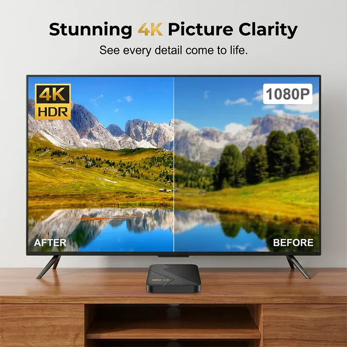 🍿 Smart Android TV Box with Bluetooth