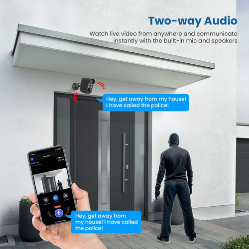 1080P Outdoor Camera Wireless WiFi-Home Security Cameras Wireless Outdoor