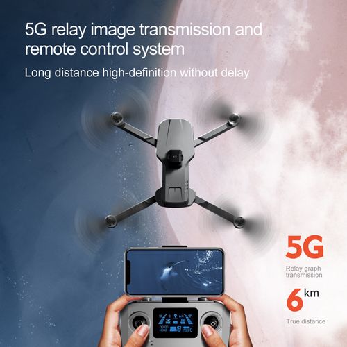 8K   FPV Wifi 6km Long Range Laser Obstacle Avoidance Foldable Transport  Drones with 2.7k Camera GPS