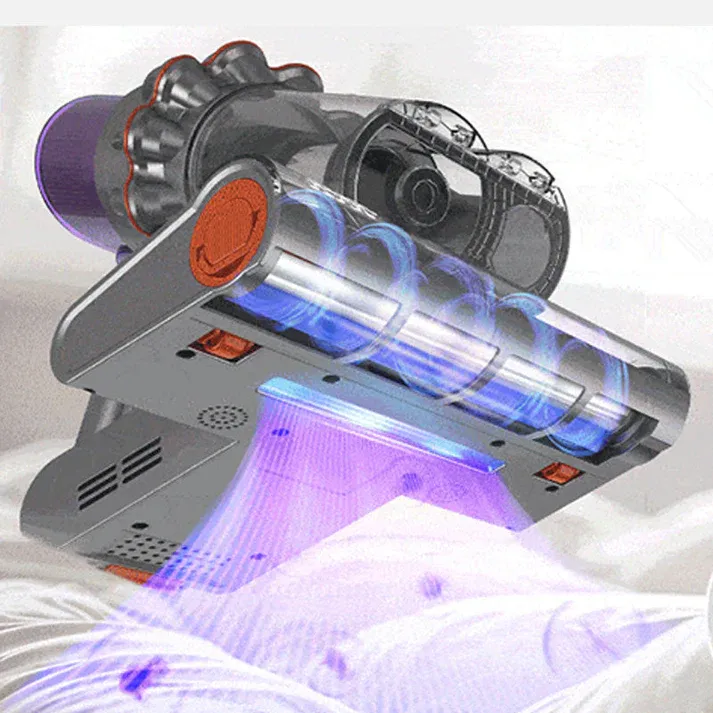 Powerful 14kPa Dual-Cup UV Bed Vacuum Cleaner