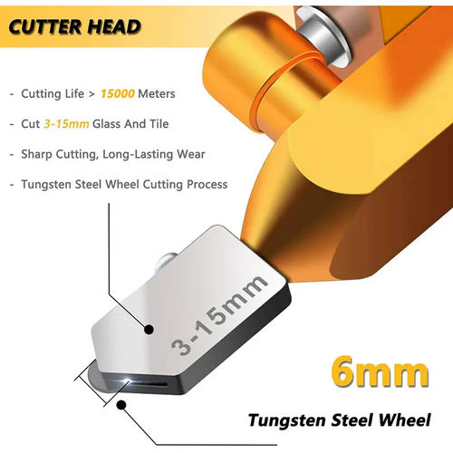 Glass Tile Cutter - Portable Construction Hand Tool for Perfect Cuts