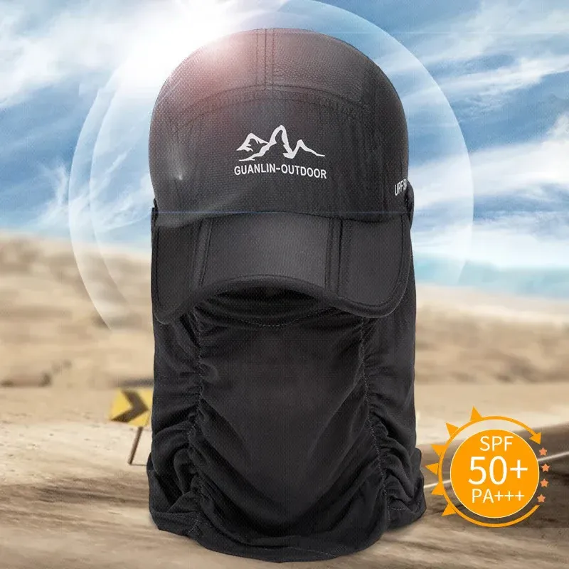 All-in-One Outdoor Hat – Foldable Brim, Neck Cover & Cool Comfort for Any Adventure!