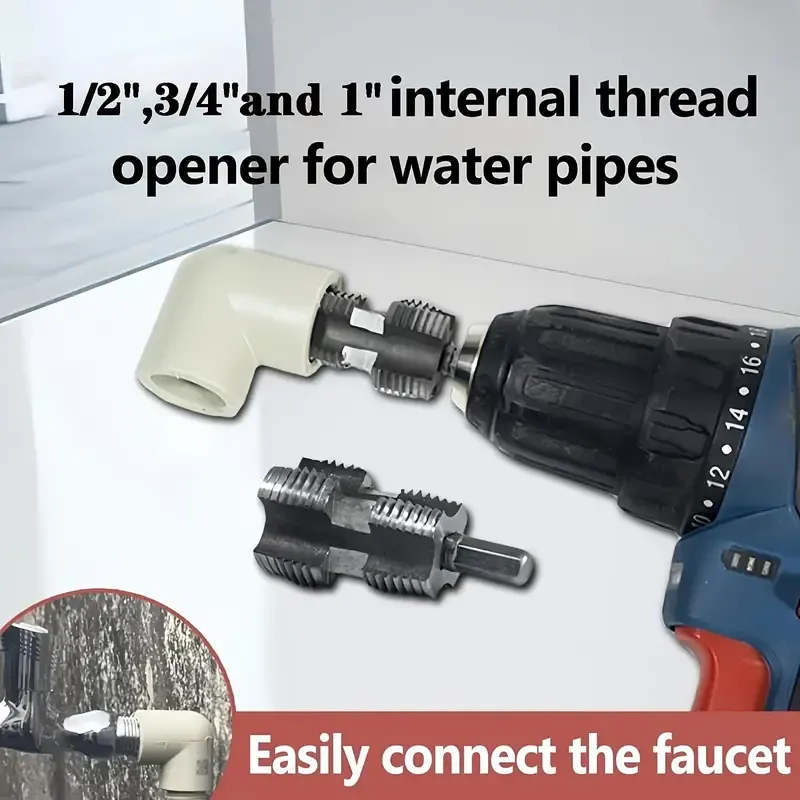 12pcs Steel Pipe Threading Tool Set