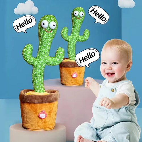 🌵🎶 Dancing Cactus Repeat Talking Toy – Fun, Music & Laughter for All Ages! 🎶🌵