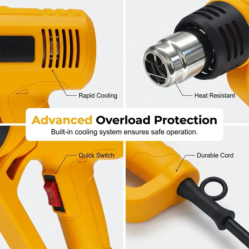 ⏰Adjustable Temperature Electric Heat Gun