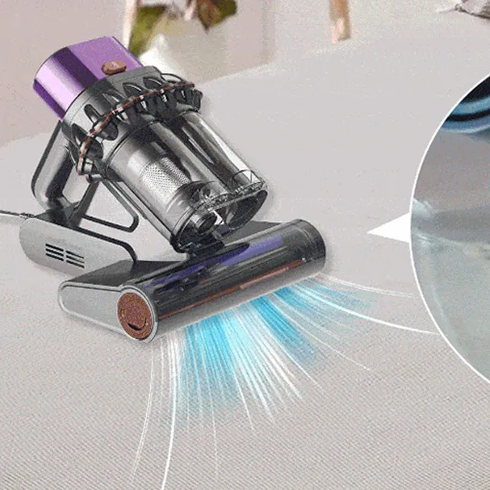 Powerful 14kPa Dual-Cup UV Bed Vacuum Cleaner