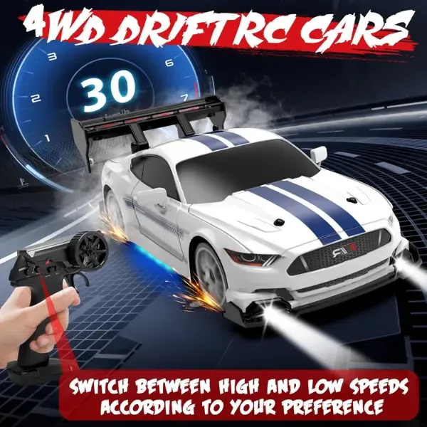 Electric remote-controlled drift car, high-speed racing car