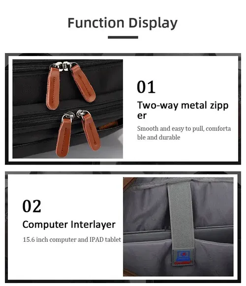 3-in-1 crossbody bag, single shoulder bag, notebook backpack