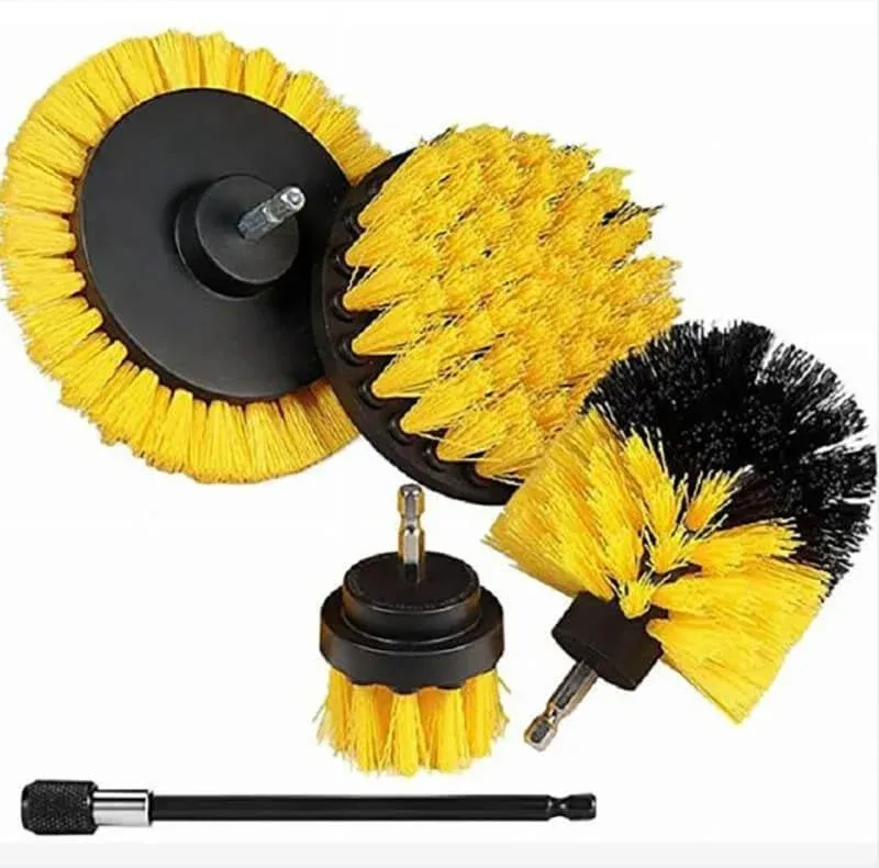 5 Pack Drill Brush Attachments Set