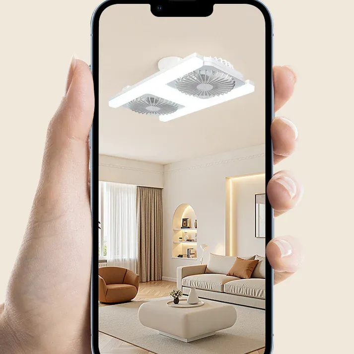2-in-1 LED Ceiling Fan Light – Dual Cooling, Ultra Bright, Tool-Free Install 🌀